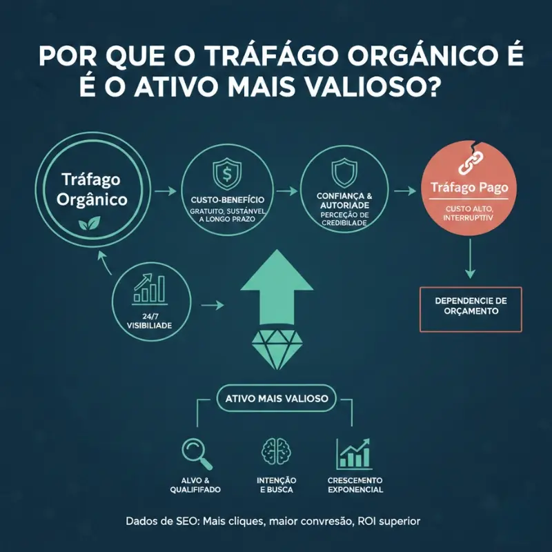 Por que o tráfego orgânico é o ativo mais valioso